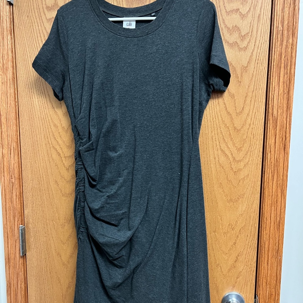 CAbi Dark Gray Weekend Dress